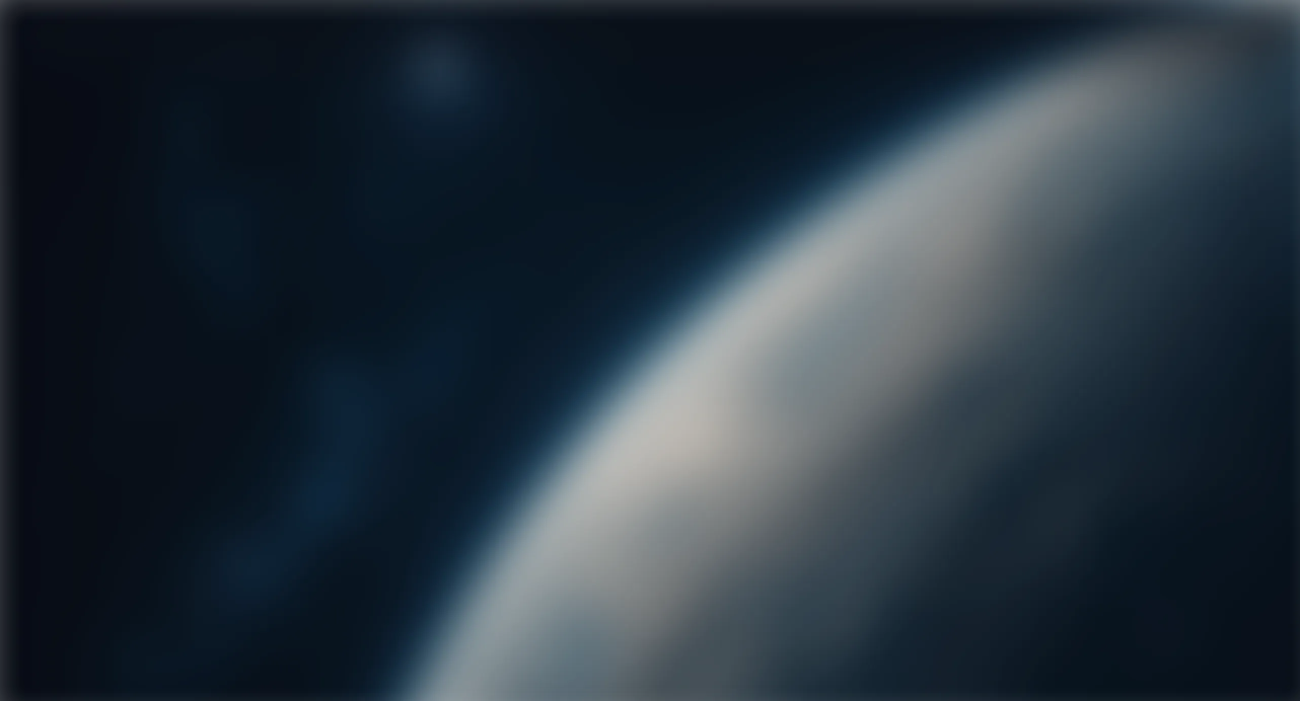 Lunes et étoiles dans l'espace, illustration du site d'Abdel consultant SEO freelance